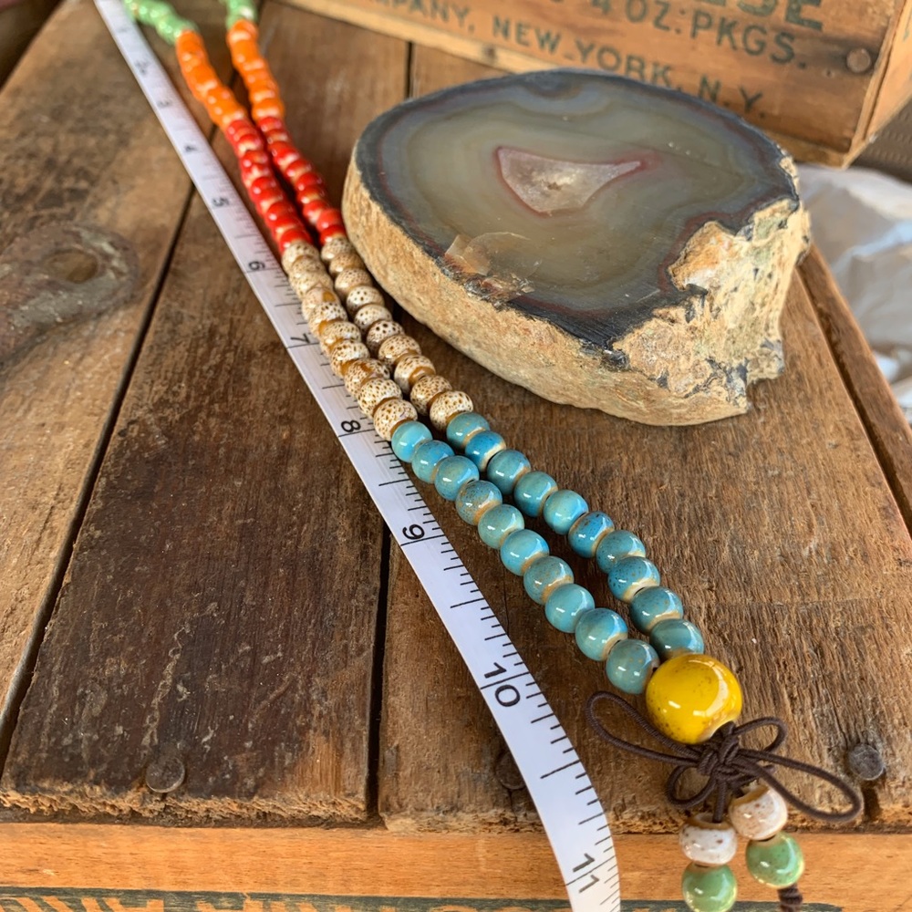 ✨BOHO CERAMIC BEAD MULTI WRAP BRACELET✨ - Picture 6 of 7